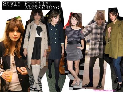 Alexa Chung - collage of her amazing style. 